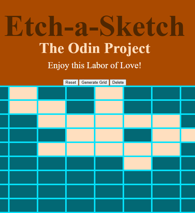 Etch a Sketch website preview